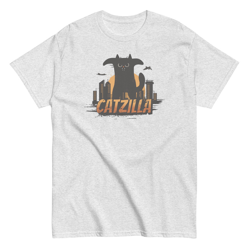 Catzilla - Funny Comic Animal Unisex Classic Tee
