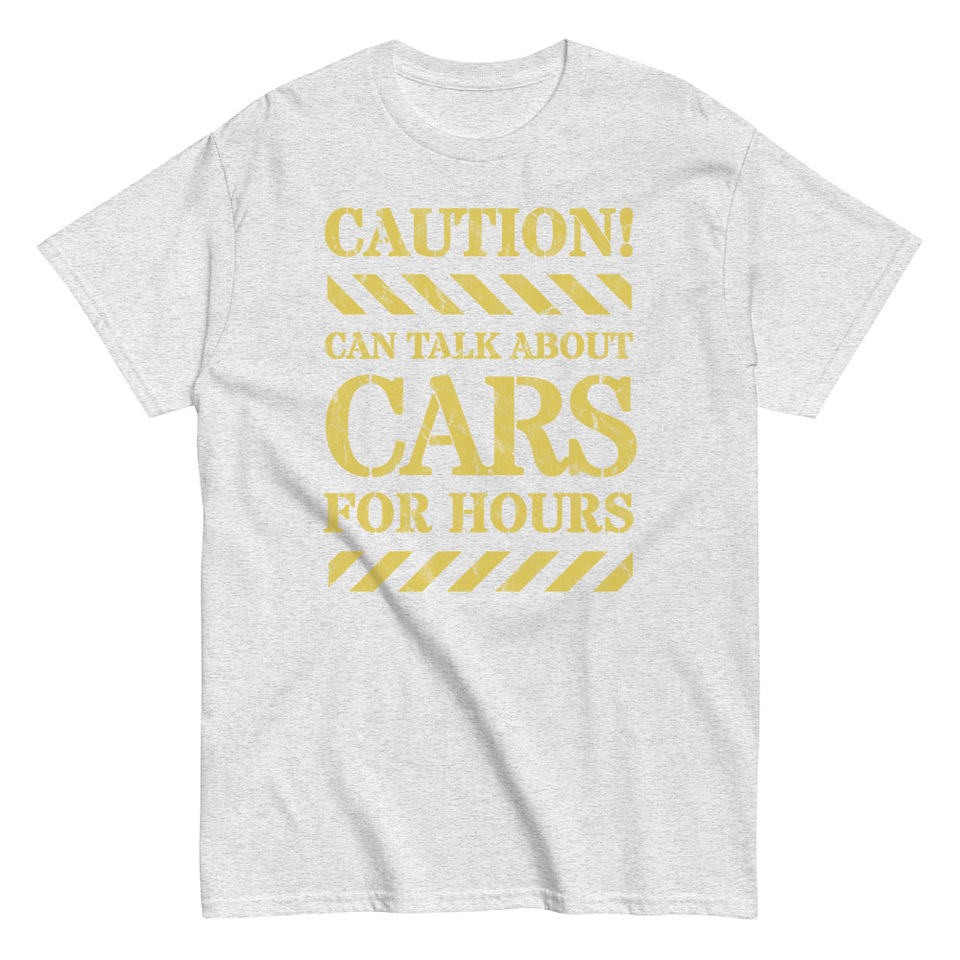 Caution Signs - Yellow Traffic Sign Unisex Classic Tee