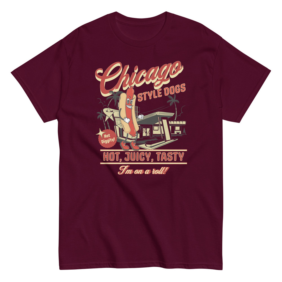 Chicago Style Hot Dogs Unisex Classic Tee