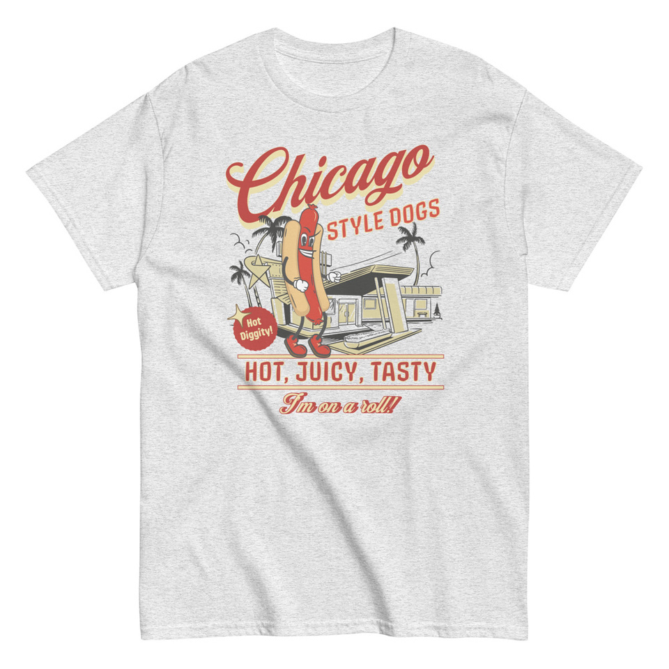 Chicago Style Hot Dogs Unisex Classic Tee
