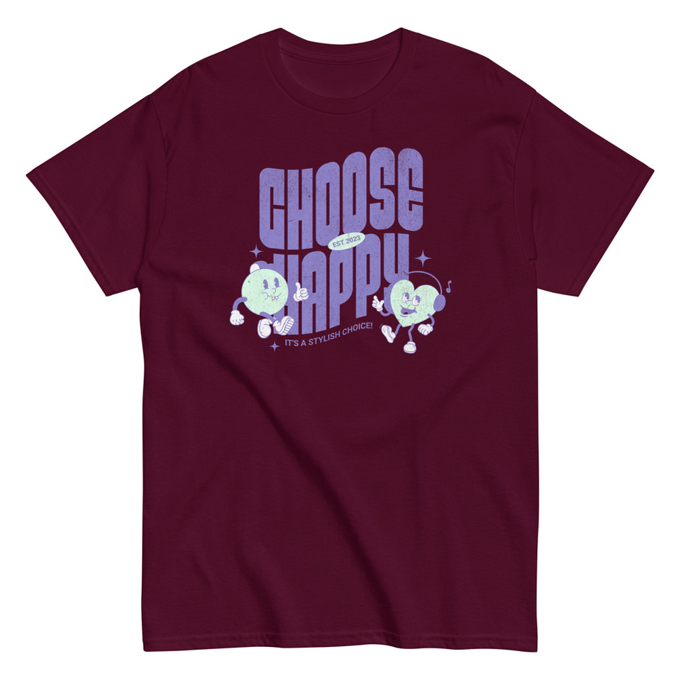 Choose Happy (2) Unisex Classic Tee