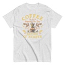 Coffee, The art of Winning The Day Unisex Classic Tee