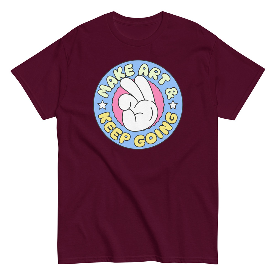 Colorful Fun Retro Style Badge Unisex Classic Tee
