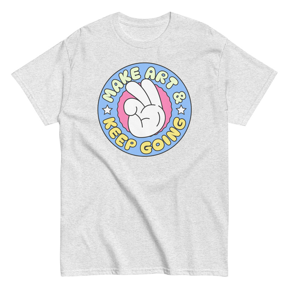 Colorful Fun Retro Style Badge Unisex Classic Tee
