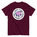 Colorful Fun Retro Style Coffee Quote Unisex Classic Tee
