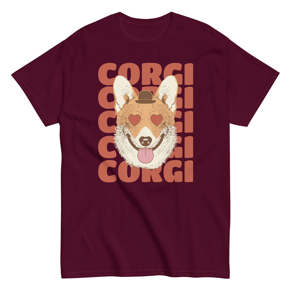 Corgi Loves - Cute Dog Unisex Classic Tee