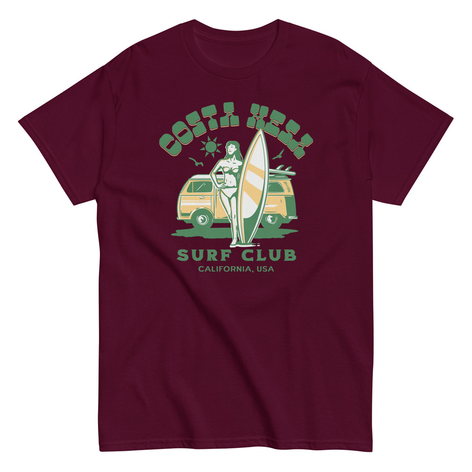 Costa Mesa Surf Club - Campervan Unisex Classic Tee