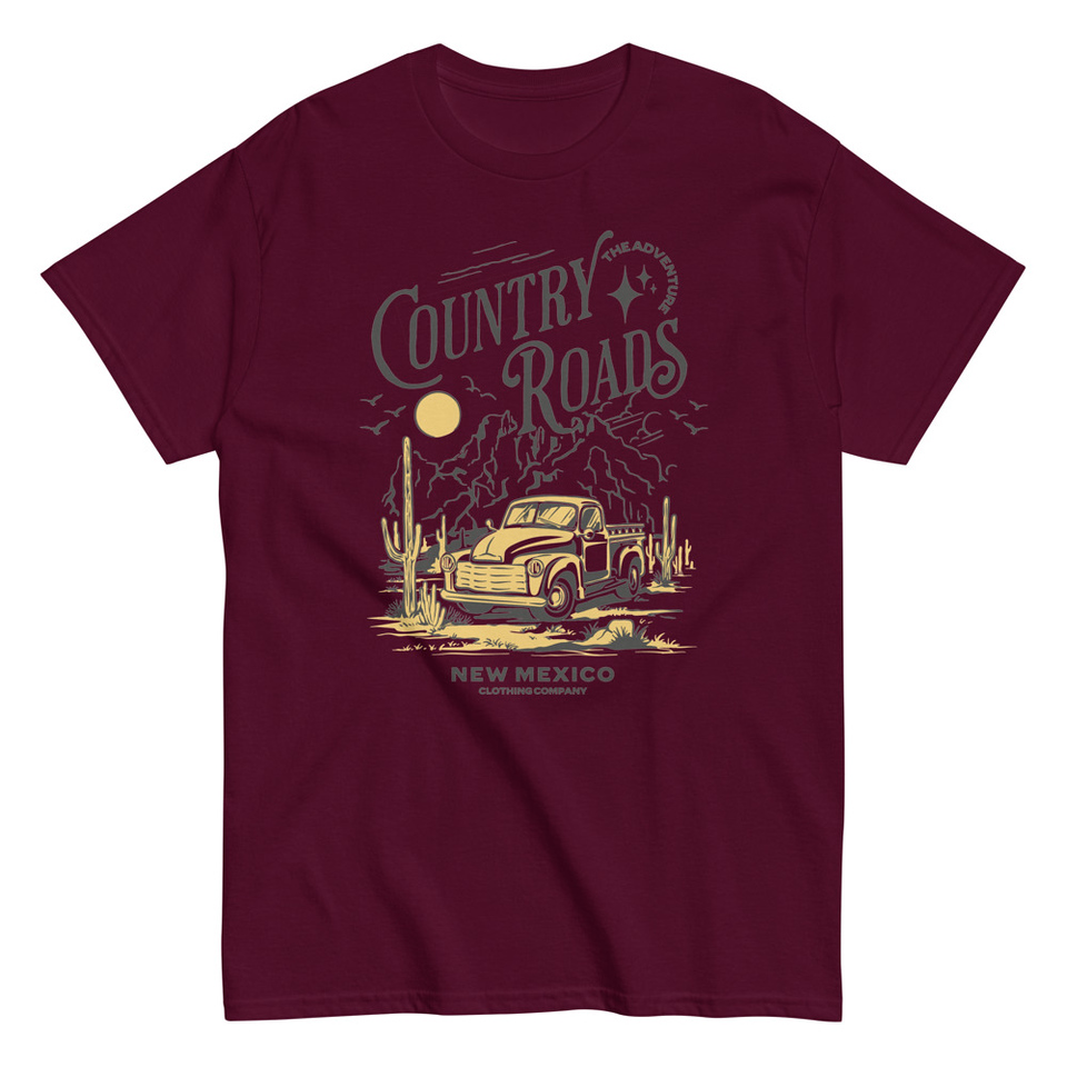 Country Roads - Wild West Unisex Classic Tee