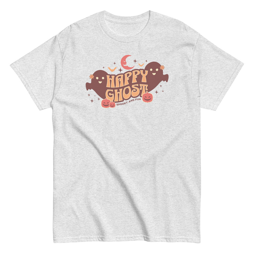 Cute Happy Ghost Unisex Classic Tee
