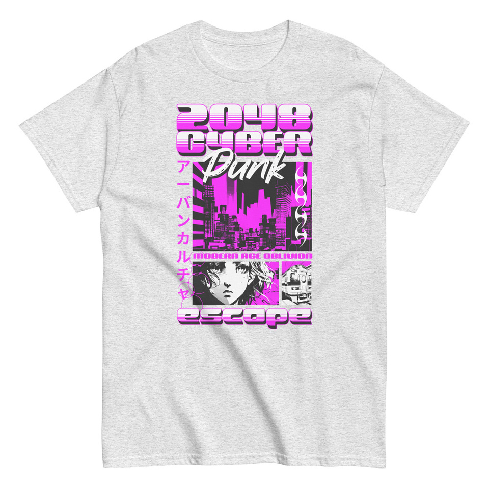 Cyber Punk Escape - Japanese Anime Unisex Classic Tee