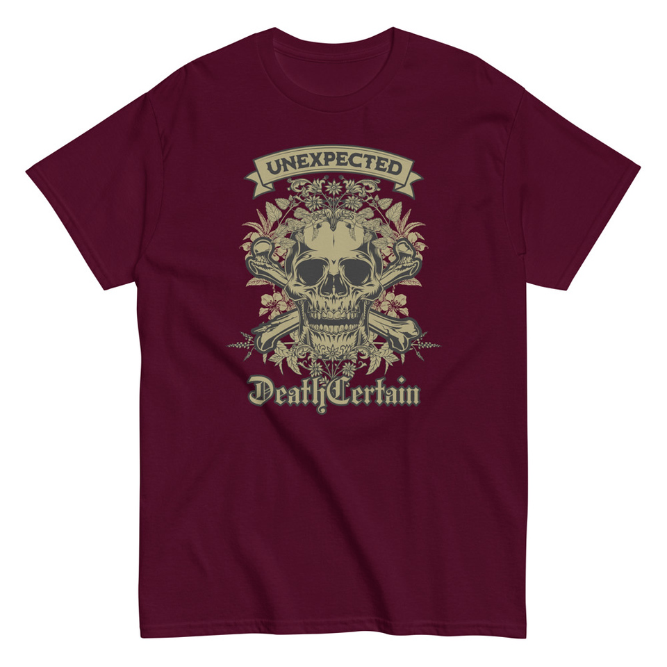 Death Certain and Unexpected Unisex Classic Tee