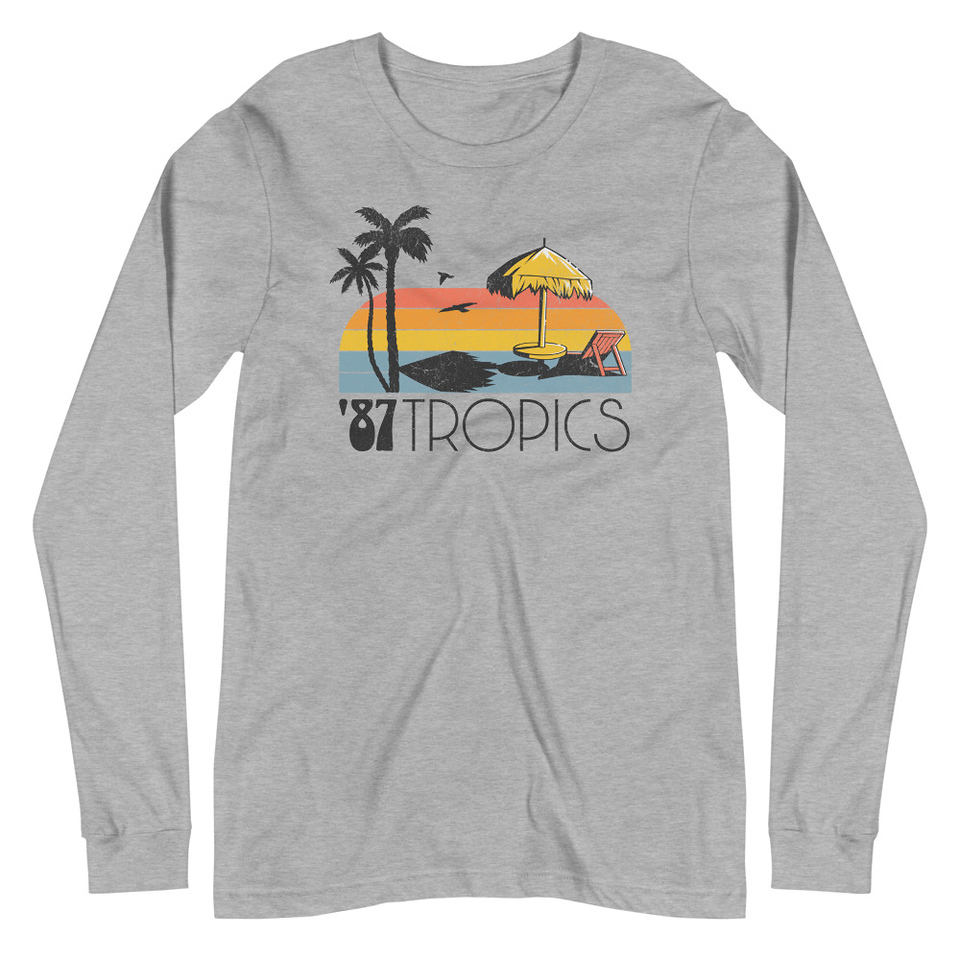 '87 Tropics Unisex Long Sleeve Tee