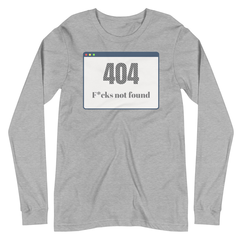 404 Unisex Long Sleeve Tee
