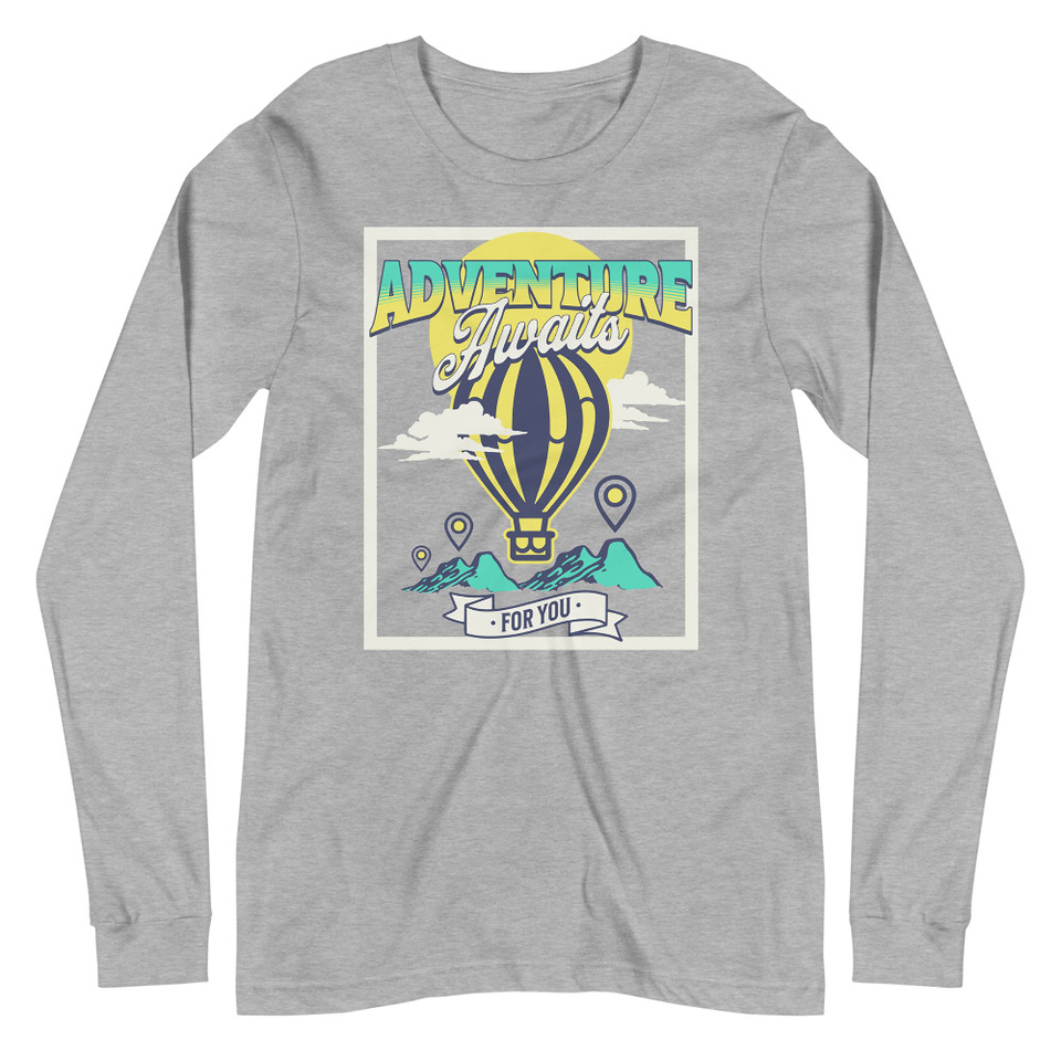 Adventure Awaits Unisex Long Sleeve Tee