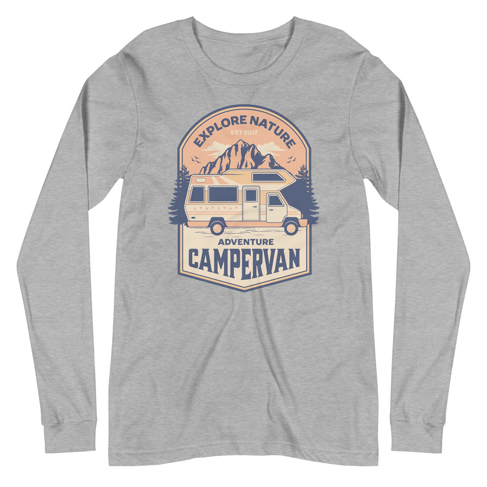 Adventure Campervan - Outdoor Unisex Long Sleeve Tee