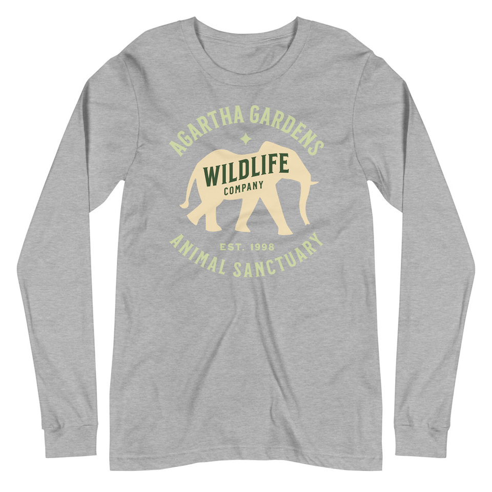 Agartha Gardens Wildlife - Animal Sanctuary Unisex Long Sleeve Tee