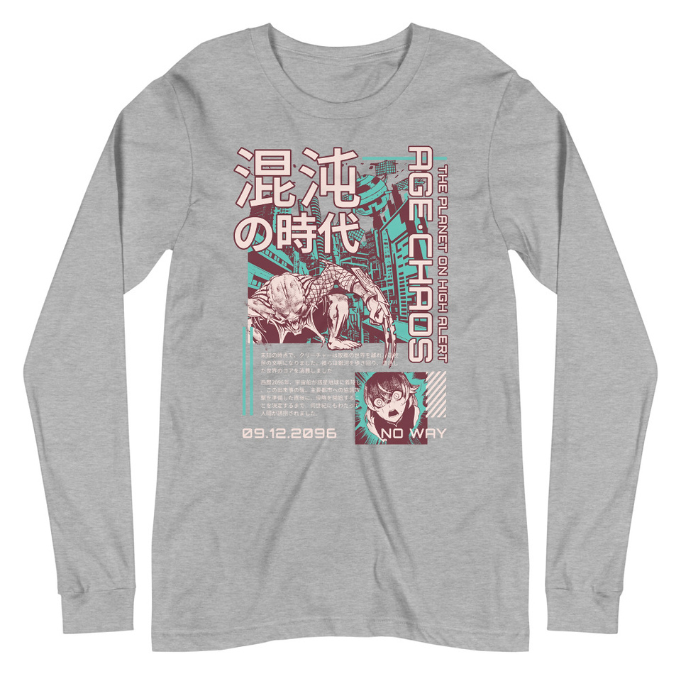 Age of Chaos - Japanese Anime Unisex Long Sleeve Tee