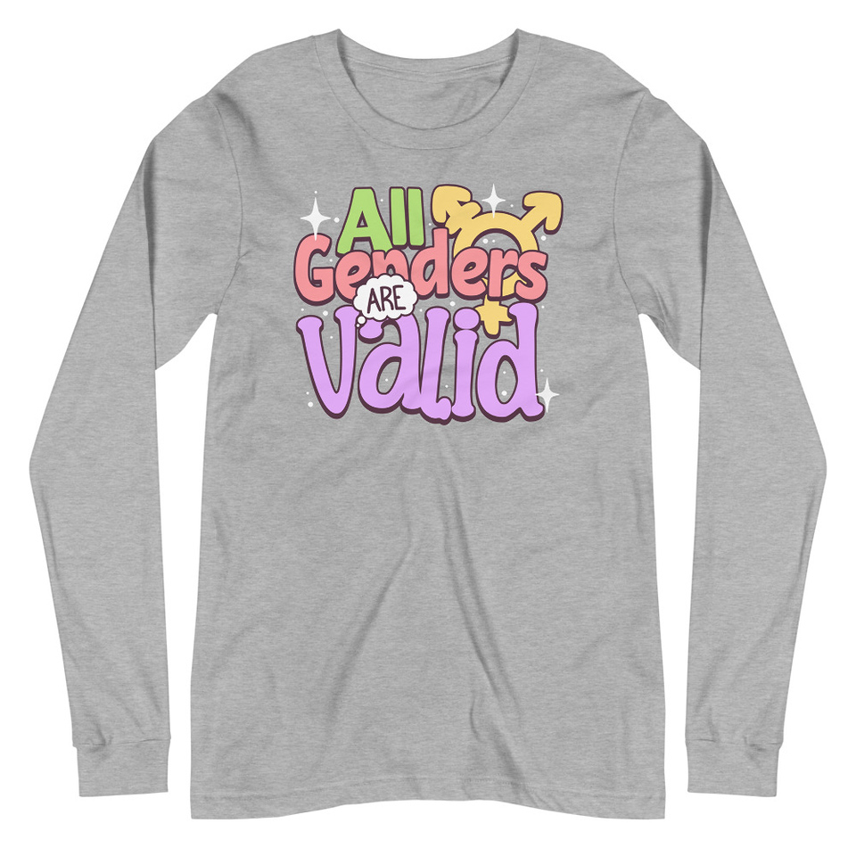 All Genders are Valid Unisex Long Sleeve Tee