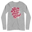 All You Need is Love - Retro Valentines Day Unisex Long Sleeve Tee