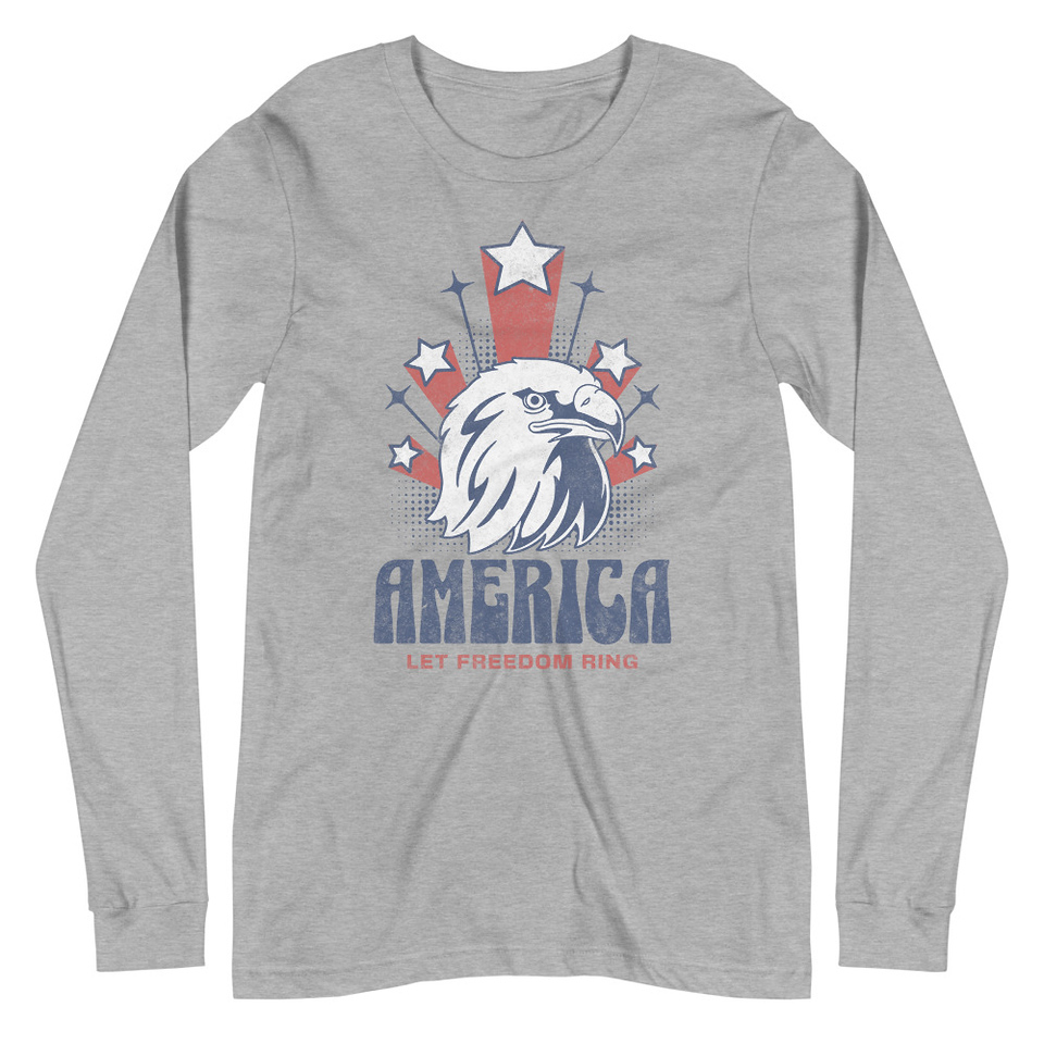 America Unisex Long Sleeve Tee