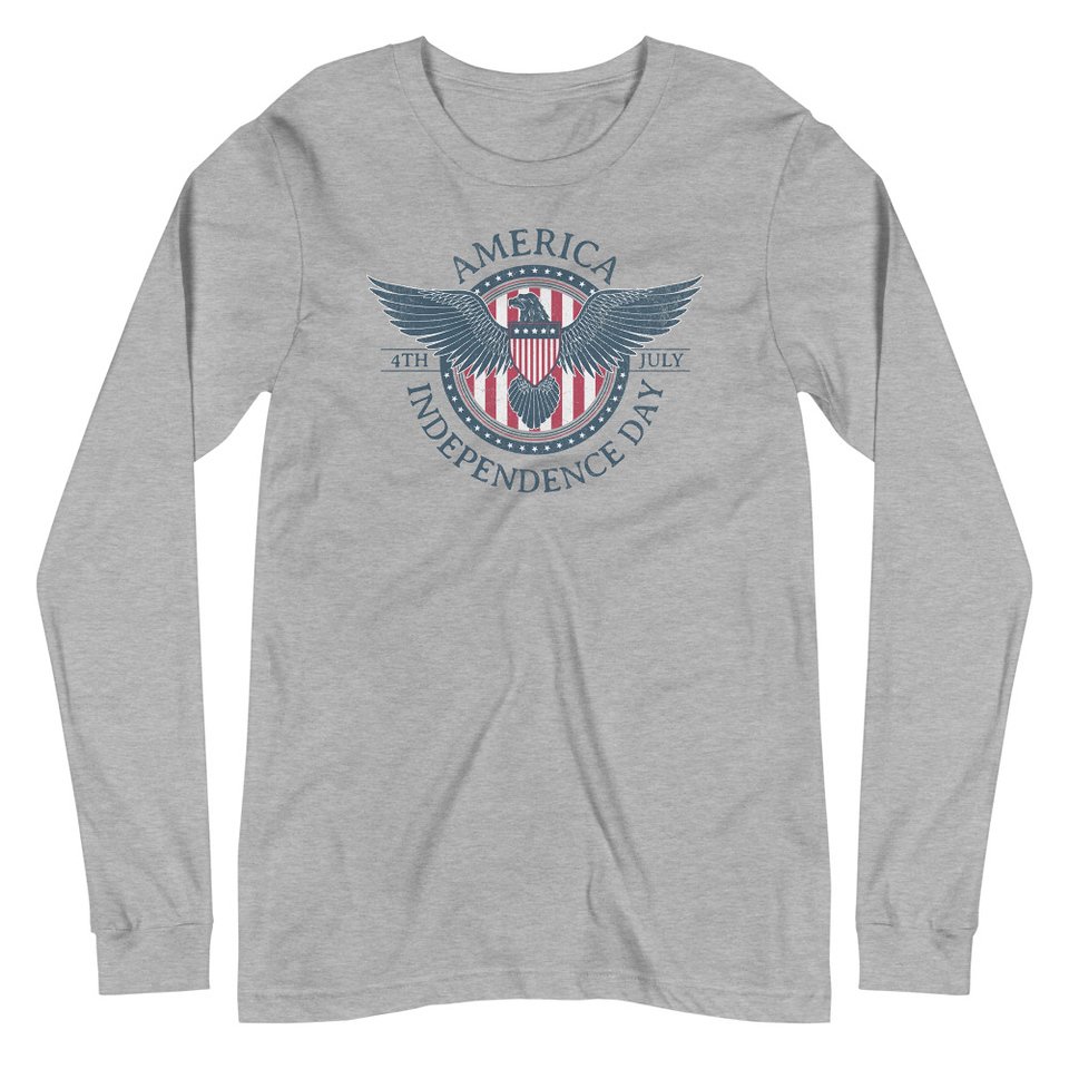 American Eagle Badge Unisex Long Sleeve Tee