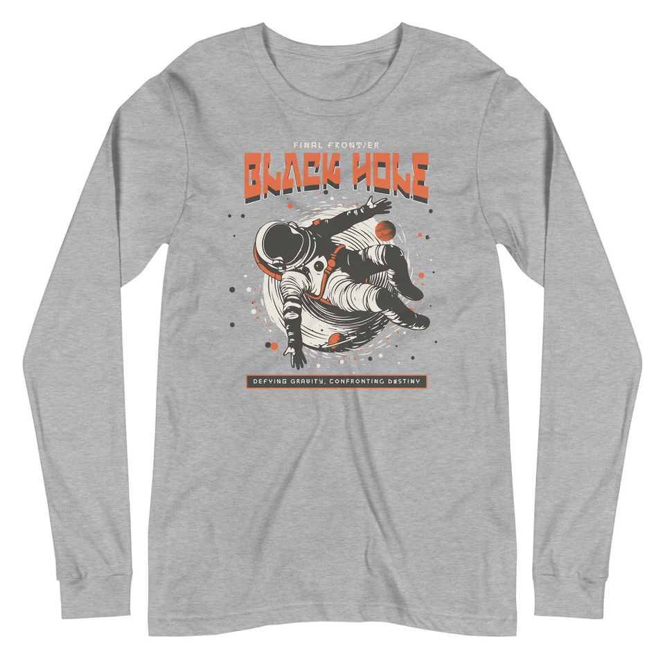 Black Hole Unisex Long Sleeve Tee