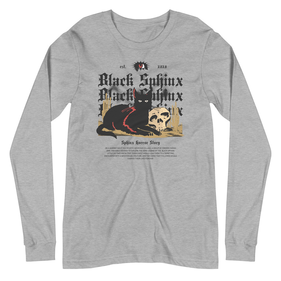 Black Sphinx Unisex Long Sleeve Tee
