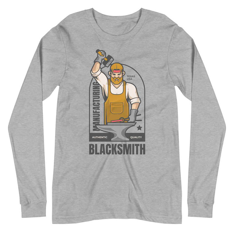 Blacksmith Workshop - Metalwork Unisex Long Sleeve Tee