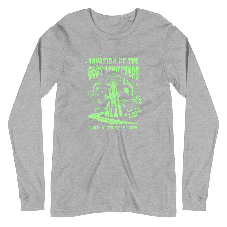 Body Snatchers - UFO Invasion Unisex Long Sleeve Tee