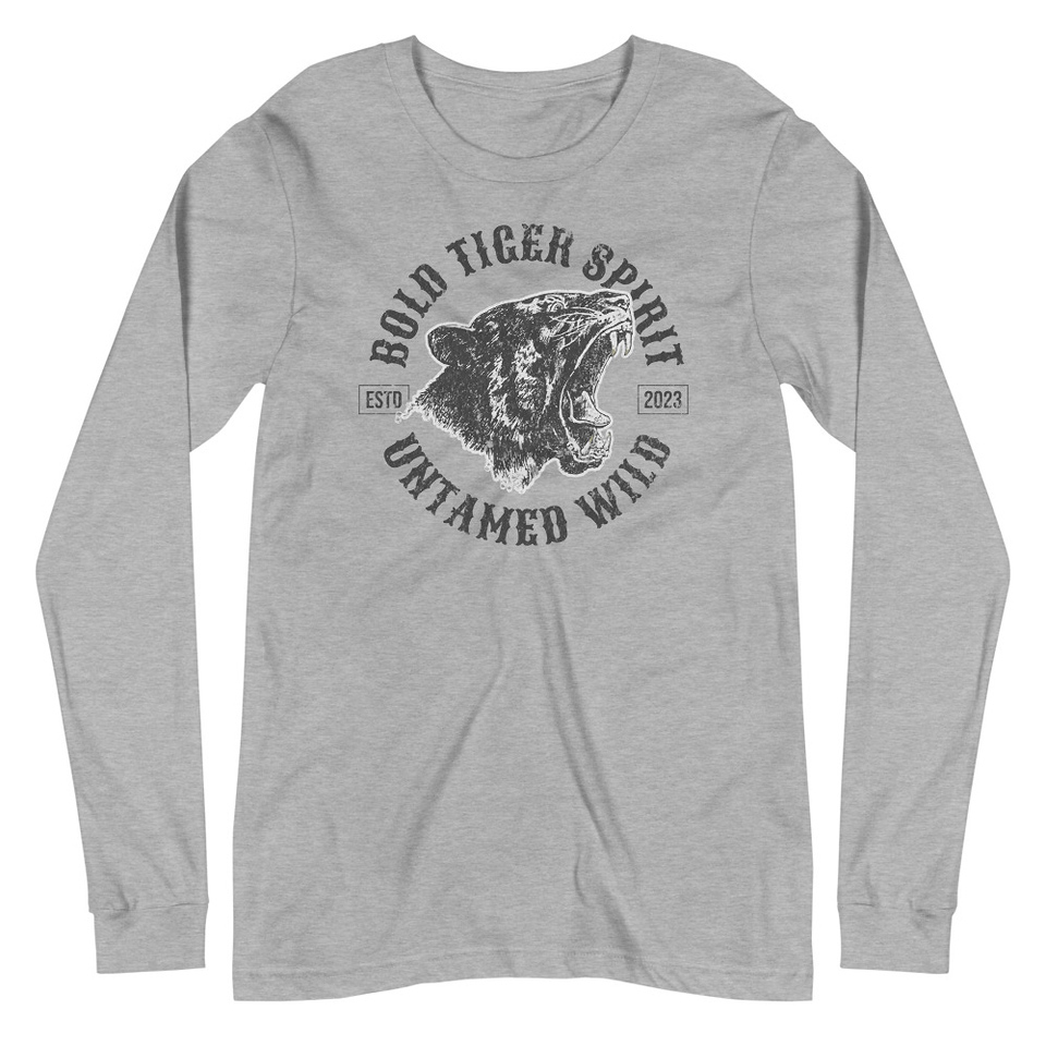 Bold Tiger Spirit Unisex Long Sleeve Tee