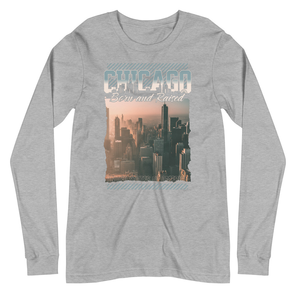 Born and Raised Unisex Long Sleeve Tee