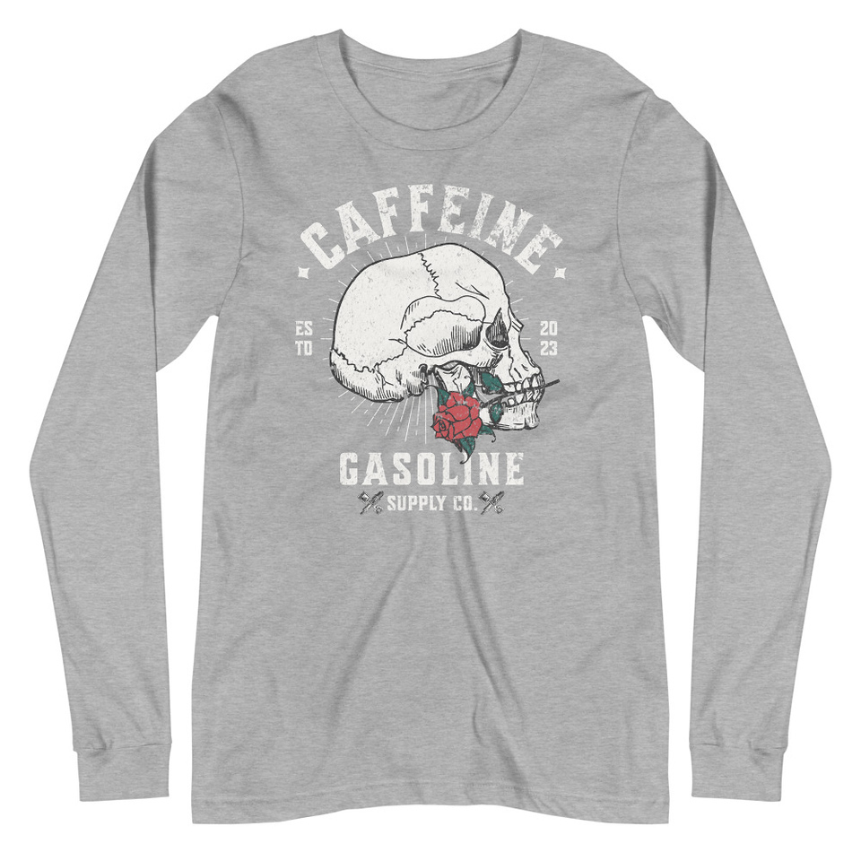 CAFFEINE GASOLINE Unisex Long Sleeve Tee