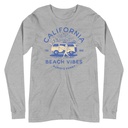 California Beach Vibes - Retro Camper Van Unisex Long Sleeve Tee