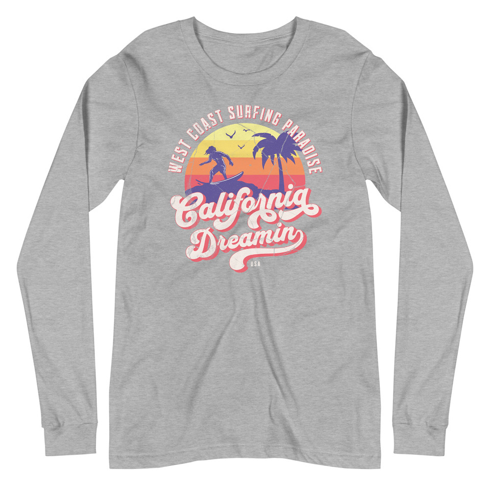 California Dreamin - Beach & Surf Unisex Long Sleeve Tee