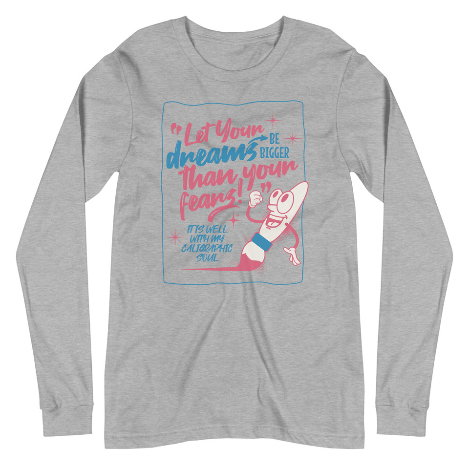 Calligraphic Soul Unisex Long Sleeve Tee