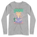 Cat Yoga - Cute Meditation Unisex Long Sleeve Tee