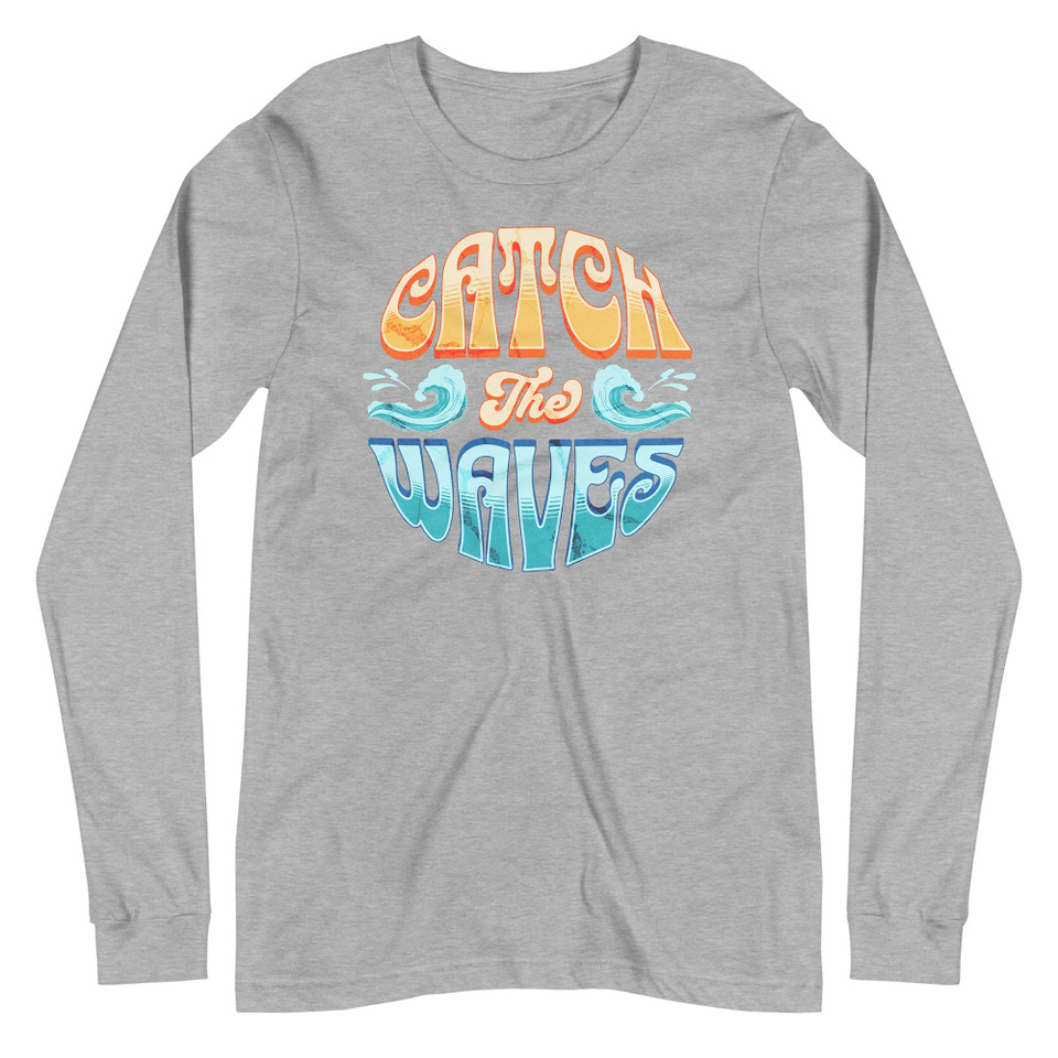 Catch the Waves - Beach Vibe Unisex Long Sleeve Tee