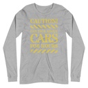 Caution Signs - Yellow Traffic Sign Unisex Long Sleeve Tee