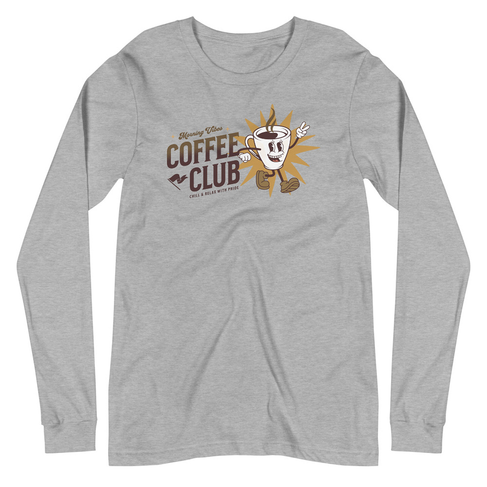 Coffee Club Unisex Long Sleeve Tee