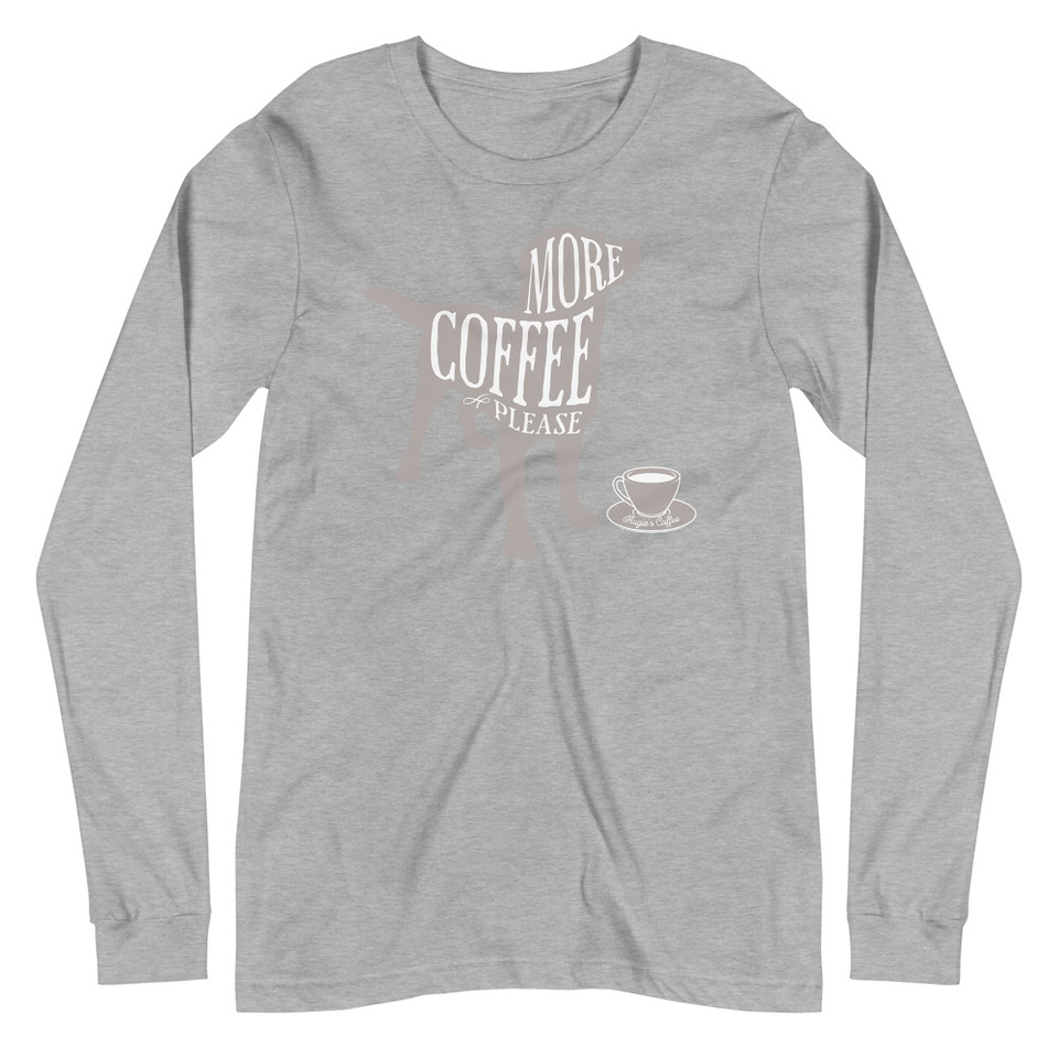Coffee Dog Unisex Long Sleeve Tee