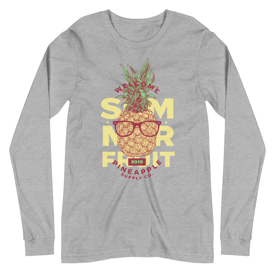 Cool Pineapple - Tropical Fruit Unisex Long Sleeve Tee