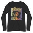 Cosmic Journey Rainbow Retro Unisex Long Sleeve Tee