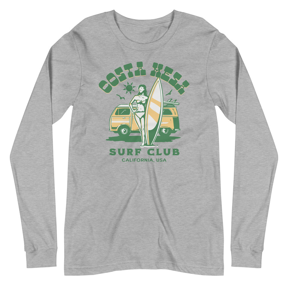 Costa Mesa Surf Club - Campervan Unisex Long Sleeve Tee