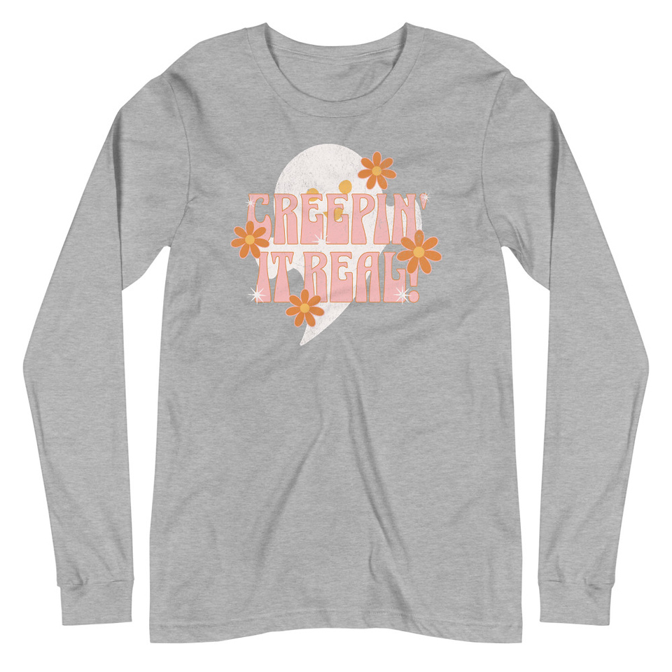 Creepin' It Real - Halloween Unisex Long Sleeve Tee