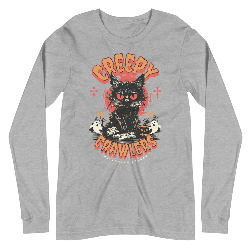 Creepy Crawlers Halloween Unisex Long Sleeve Tee