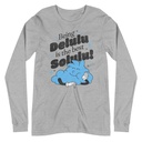 Delulu is the Solulu! - Typographic Cartoon Streetwear Unisex Long Sleeve Tee