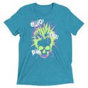 'Enjoy Your Trip' Punk Skull Unisex Tri-Blend T-Shirt