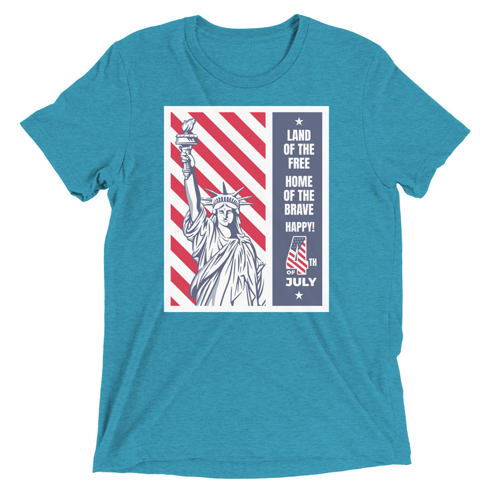 4th of July Unisex Tri-Blend T-Shirt