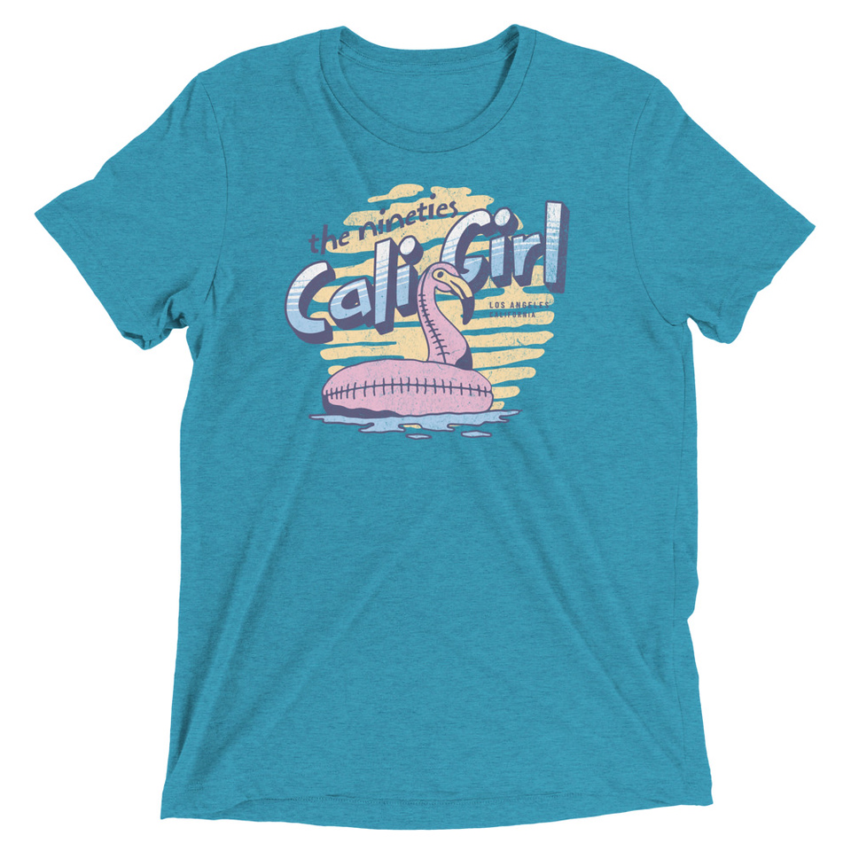 90's Cali Girl Unisex Tri-Blend T-Shirt
