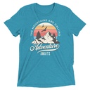 Adventure Await - Wilderness Camping Unisex Tri-Blend T-Shirt